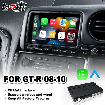 رابط Lsailt Android Auto Carplay برای نیسان GTR GT-R R35 2008-2010