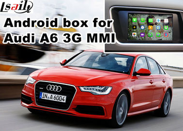 رابط تصویری Audi A6 S6 Mirror Link Rearview Gps Car Navigation Cpu چهار هسته ای 1.6 گیگاهرتز
