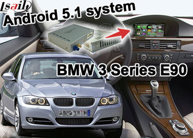 BMW E90 3 system CIC Vehicle DVD Players , Mirror link Android 5.1 Navigation Box