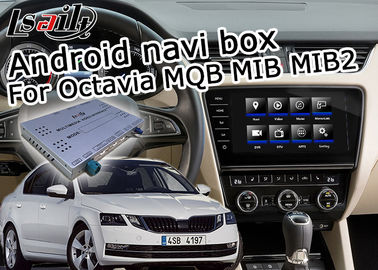 سیستم ناوبری اتومبیل Octavia Mirror Link ویدیوی WiFi برای صندلی Tiguan Sharan Passat Skoda