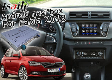 Skoda Fabia Car Video Interface Android Navigation Box 9.2 اینچی Rear View WiFi Video Cast Screen