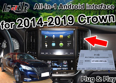رابط Android Auto/ناوبری GPS روی رابط ویدیویی ساخته شده Toyota Crown 2014-2019، لینک آینه تلفن، رم 2G