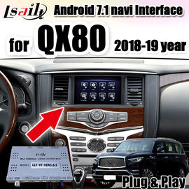 رابط رادیوی ماشین Android Auto Interface برای Infinite QX80 2018-2019 با رم 3G، رام 32G، اندروید اتو