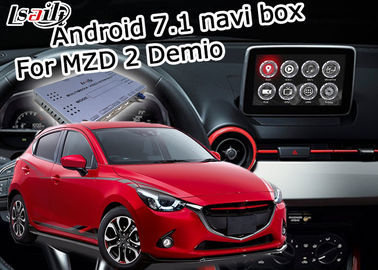 Mazda 2 Demio Android 7.1 Car Navigation Box رابط ویدیویی اختیاری carplay android auto