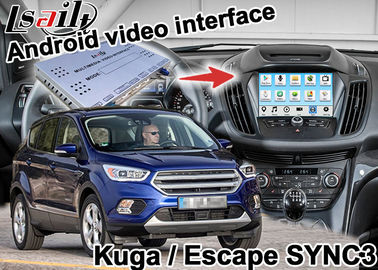 رابط ویدیویی جعبه ناوبری اندروید برای Kuga Escape SYNC 3 با carplay بی سیم androia auto