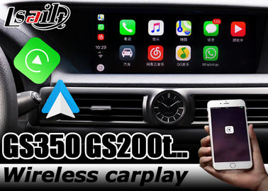 رابط خودکار اندروید carplay بی سیم برای Lexus GS450h GS350 GS200t پخش یوتیوب توسط Lsailt