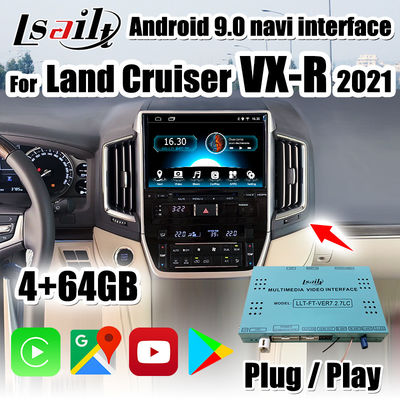 رابط چند رسانه ای PX6 CarPlay/Android شامل Android Auto، YouTube برای Land Cruiser 2020-2021 VX-R
