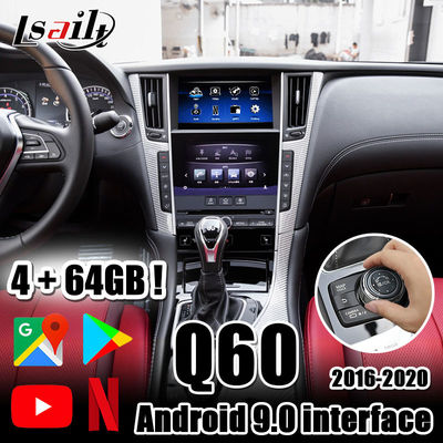 Lsailt 4GB CarPlay/Android Auto Interface با Android auto, YouTube, Netflix, Yandex for Infiniti 2016-Q50 Q60 اکنون