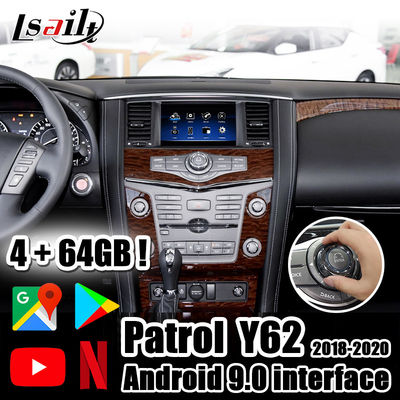 رابط ویدیویی Lsailt PX6 4 گیگابایتی CarPlay و Android با Netflix، YouTube، Android Auto برای 2018-now Patrol Y62