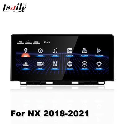 ناوبری ماشین Lsailt 10.25 اینچی برای صفحه نمایش اندروید برای Lexus NX NX300 NX300h 2018-2021 gps سیستم چندرسانه ای