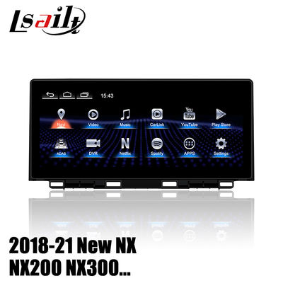 دوشاخه LVDS استریو خودکار صفحه نمایش چند رسانه ای خودرو Lsailt DSP برای Lexus NX200 NX300