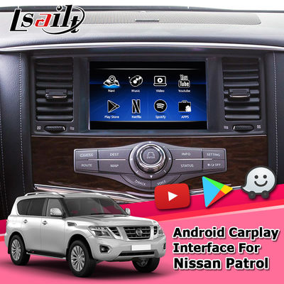 Nissan Patrol Y62 Armada PX6 Car Navigation Box carplay دستگاه ناوبری GPS