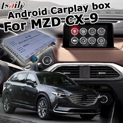 جعبه رابط ویدیو carplay خودکار اندروید برای منبع تغذیه 12 ولت DC مزدا CX-9 CX9