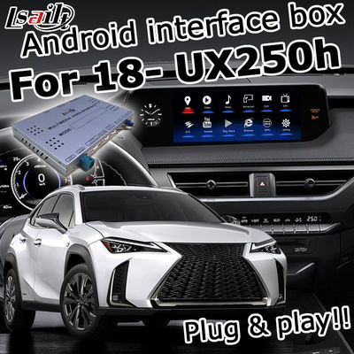 جعبه رابط ویدیویی کارپلی خودکار اندروید برای Lexus UX250h UX200 ES LS و غیره اختیاری است