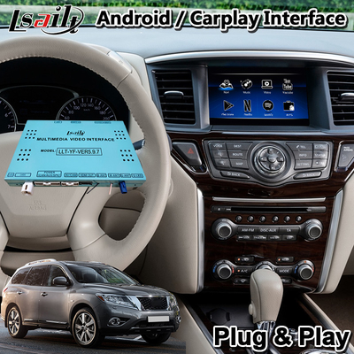 رابط ویدئویی چند رسانه ای اندروید Carplay Lsailt برای Nissan Pathfinder R52 2014-2018