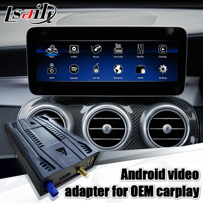 Cortex Carplay 64GB Android Interface Box RK3399 HDMI For Mercedes Benz