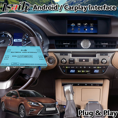 4 + 64 گیگابایت رابط ویدیویی خودکار اندروید Lsailt برای Lexus ES250 Mouse Control 2013-2018 مسیریابی GPS خودرو