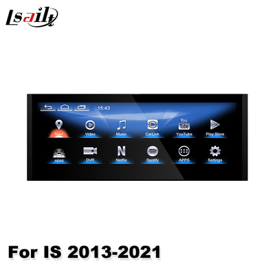 صفحه نمایش کارپلی اندروید 10.25 اینچی ماشین چند رسانه ای Lsailt برای Lexus IS350 IS200T IS300H IS250