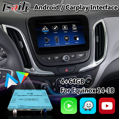 رابط چندرسانه‌ای Lsailt Android Carplay برای شورلت Equinox Malibu Traverse با ناوبری GPS