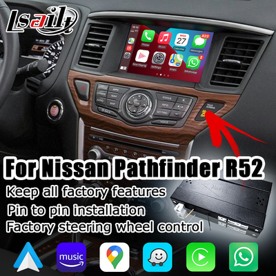 Lsailt Wireless Carplay Android Auto Interface برای Nissan Pathfinder R52 IT08 08IT