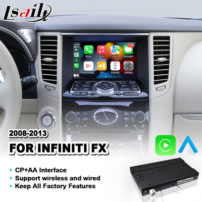 Lsailt Wireless Android Auto Carplay Interface برای Infiniti FX FX30dS FX35 FX37 FX50 سال 2008-2013