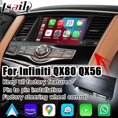 Infiniti QX80 QX56 Z62 وایرلس carplay اندروید خودکار چند رسانه ای رابط IT08