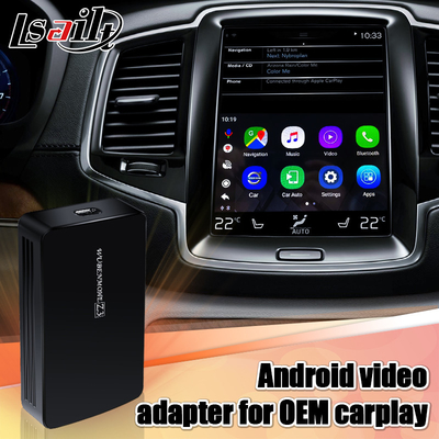 ارتقاء رابط ویدیوی اندروید Carplay AI Box 4 گیگابایت رم برای ولوو S60 S90
