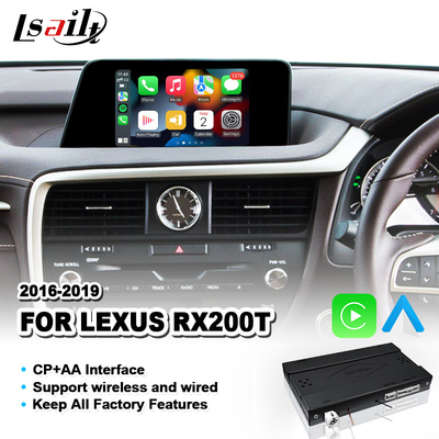یکپارچه سازی خودرو رابط کارپلی برای لکسوس RX200T RX350 RX300 RX کنترل ماوس 2016-2019