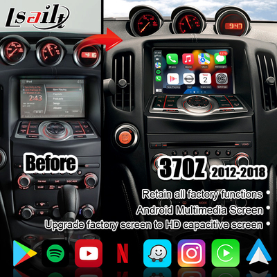 صفحه نمایش چند رسانه ای خودرو برای Nissan 370Z Patrol Pathfinder 2012-2018 صفحه نمایش تعویض HD