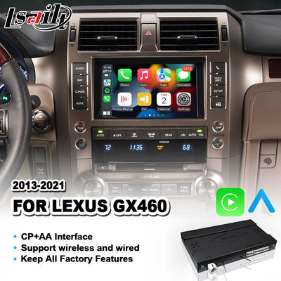 Lsailt Wireless Android Auto Lexus Carplay Interface برای GX460 2013-2021
