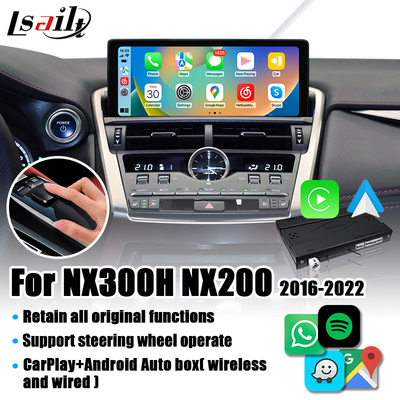 رابط Lsailt Lexus CarPlay برای NX NX200T، NX300h 2016-2022 با سیستم لینوکس، Mirror Link