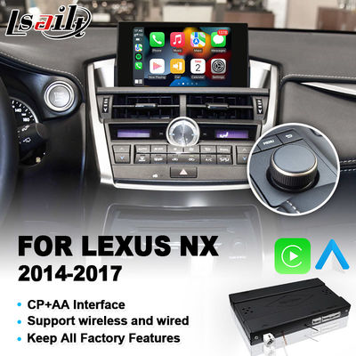 Lsailt / Navihome اندروید Auto Carplay Interface برای لکسوس NX300h NX200t Knob Control 2014-2017 NX ES RX