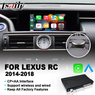 رابط کارپلی بی سیم Lsailt برای لکسوس RCF RC300 RC200t RC300h RC350 RC Control Control 2014-2018 IS RX NX