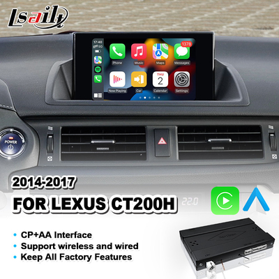 رابط کارپلی اتوماتیک اندروید برای Lexus CT200H CT 200h کنترل ماوس 2014-2017