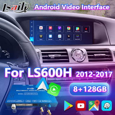 Lsailt 8+128GB اندروید مولتی مدیا کارپلی باکس رابط کار برای لکسوس LS600h LS460 2012-2017