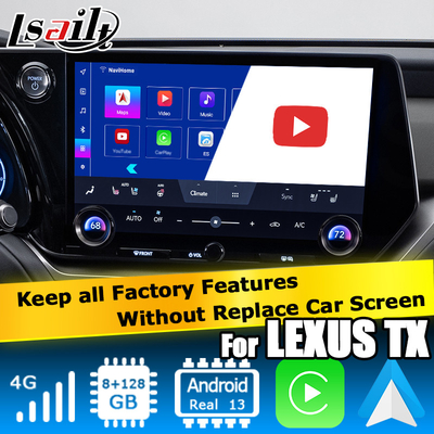 لکسوس TX550h+ TX350 TX500h رابط ویدیویی اندروید 13 با هسته Octa 2.0Ghz 8+128GB carplay