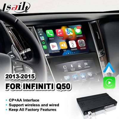 رابط یکپارچه سازی بی سیم Android Auto Carplay برای 2013-2015 Infiniti Q50