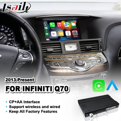 Lsailt Wireless Carplay Android Auto Interface برای سال های ۲۰۱۳ تا ۲۰۱۹ اینفینیتی Q70