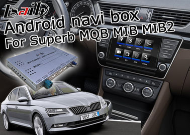 1.2 گیگاهرتز چهار Android Car Navigation Box 4 / 2 GB Running Memory Skoda Superb