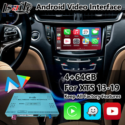 Lsailt اندروید Carplay رابط ویدیویی چند رسانه ای برای سیستم CUE کادیلاک XTS 2013-2019