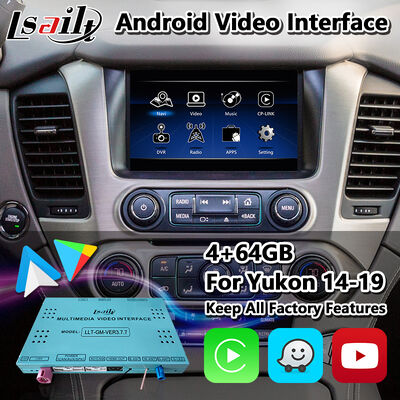 رابط چندرسانه‌ای Lsailt Android Carplay برای سیستم Intellilink GMC Yukon 2015-2020