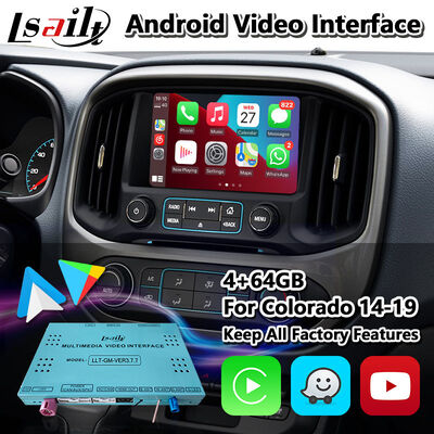 Lsailt اندروید اتو Carplay رابط چند رسانه ای برای 2014-2020 شورولت کولورادو Mylink سیستم