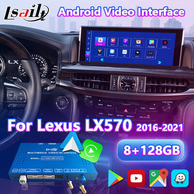 Lsailt اندروید Carplay رابط ویدیویی چند رسانه ای برای 2016-2021 لکسوس LX 570 LX450d LX570
