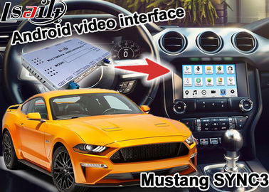 Mustang SYNC 3 Android GPS Navigation box WIFI BT Google apps video interface carplay wireless