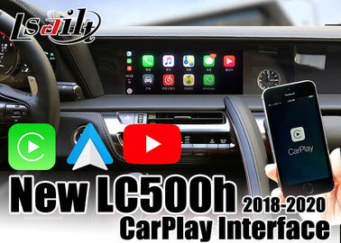ناوبری چند رسانه‌ای CarPlay/Android Auto برای Lexus LC500h 2018-2020 با YouTube