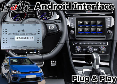 رابط ویدیویی Android 9.0 برای Volkswagen Golf 7 / Seat Leon / Tiguan / Polo، ناوبری GPS برای سال 2014-2017 mib2