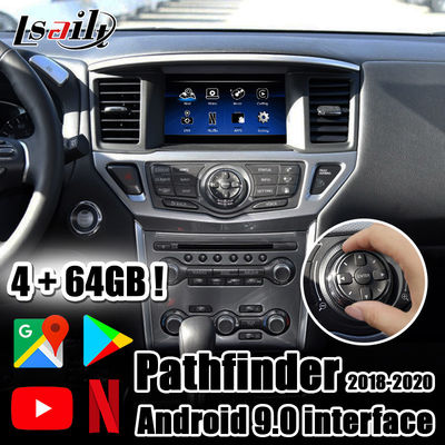رابط ویدیویی Lsailt PX6 4 گیگابایتی CarPlay و Android با google، youtube، Android Auto برای Pathfiner R52 2018-now
