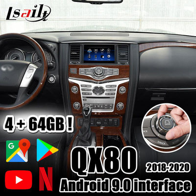 رابط ویدیویی CarPlay/Android با YouTube، Netflix، waze، Android Auto 4GB برای Infiniti QX50 QX80 2018
