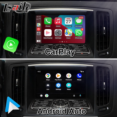 Lsailt Android Car Display Multimedia CPU RK3399 برای Infiniti G25 G35 G37 2010-2017