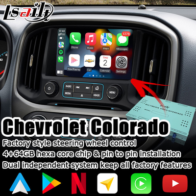 Carplay Android Auto Box Video Interface / ناوبری لینک آینه شورولت کلرادو